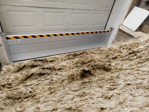 Hochwasserschutz Barriere 0,6 M Hohe Wasserbarrieren Für Überschwemmungen Im Freien, Ineinandergreifende Hochwasserschutzbarrieren Mit Gummidichtung Für Haus/Haustür/Straße/Lager(W11.2FT/3.41M) von WYJBFA