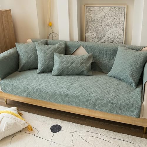 WYJHNLBEDC Sofa/Couch überzug/überwurf, Sofa überwurfdecke Baumwolle Sofabezug L Form/U Form/Ecksofa 3/2/1 Sitzer, Sofaschutz Hund Kratzschutz Katze (Rechteckdecke 90x160cm/1 Stück) von WYJHNLBEDC