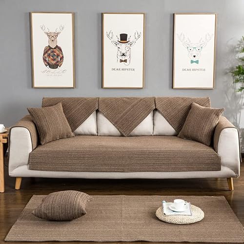 WYJHNLBEDC Sofa überwurfdecke, Sofaschutz Hund Katze, Baumwolle Sofaüberwurf Decke, Sofa/Couch überzug/Sofabezug 1 2 3 Sitzer L Form U Form Ecksofa(70x210cm) von WYJHNLBEDC