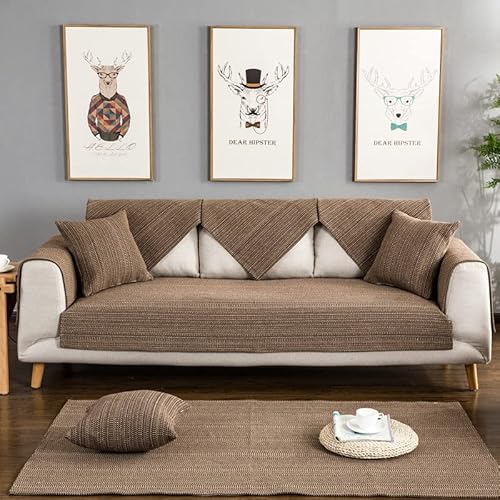 WYJHNLBEDC Sofa überwurfdecke, Sofaschutz Hund Katze, Baumwolle Sofaüberwurf Decke, Sofa/Couch überzug/Sofabezug 1 2 3 Sitzer L Form U Form Ecksofa(70x70cm) von WYJHNLBEDC