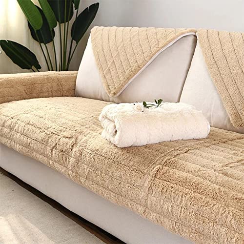 WYJHNLBEDC Sofa überwurfdecke, Sofaschutz Hund Katze, Warmer Super Weicher Plush Fleecedecke Sofa/Couch überzug/Sofabezug 1 2 3 Sitzer L Form U Form Ecksofa(90x120cm) von WYJHNLBEDC