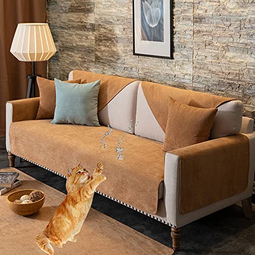 WYJHNLBEDC Hundedecke Wasserdicht Sofa/Couch überwurfdecke/überwurf, Sofaschutz Katze Kratzschutz, Hundematte Grosse Hunde wasserdichte Decke Für Sofa/Auto/Outdoor (Quadrat 110x110cm/1 Stück) von WYJHNLBEDC