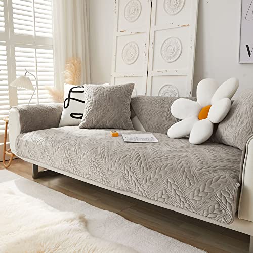 WYJHNLBEDC Sofa/Couch überzug, Sofabezug L Form/U Form/Ecksofa 3/2/1 Sitzer, Sofa überwurfdecke, Warmer Super Weicher Samt Sofaschoner Decken rutschfest, Sofaschutz Decke Hund Kratzschutz Katze von WYJHNLBEDC