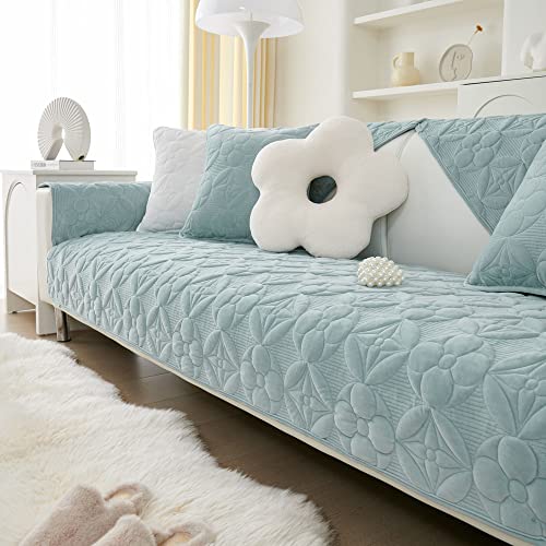 WYJHNLBEDC Sofa/Couch überzug, Sofabezug L Form/U Form/Ecksofa 3/2/1 Sitzer, Sofa überwurfdecke, Warmer Super Weicher Samt Sofaschoner Decken rutschfest, Sofaschutz Decke Hund Kratzschutz Katze von WYJHNLBEDC