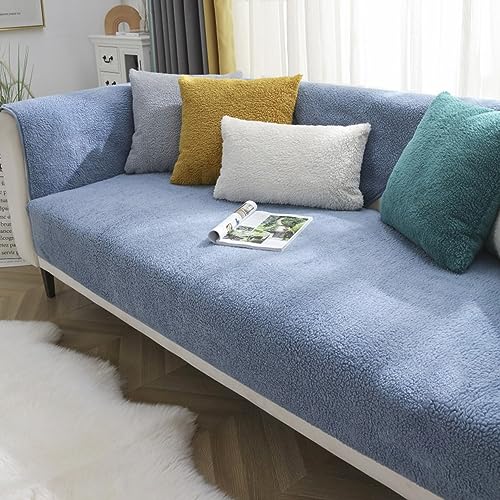 WYJHNLBEDC Sofa/Couch überzug/überwurf, Sofa überwurfdecke, Bequeme Plush Sofabezug für Sofa L Form/U Form/Ecksofa 3/2/1 Sitzer, Sofaschutz Hund Kratzschutz Katze von WYJHNLBEDC