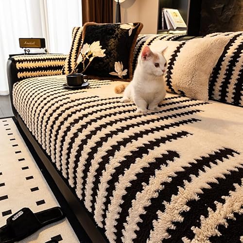 WYJHNLBEDC Sofa/Couch überzug/überwurf/überwurfdecke, Bequeme Plush Sofabezug für L Form/U Form/Ecksofa 3/2/1 Sitzer, Sofaschutz Hund Kratzschutz Katze von WYJHNLBEDC