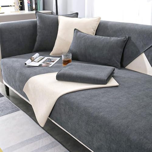 WYJHNLBEDC Sofa/Couch überzug L Form, Sofabezug L/U Form, Sofa überwurfdecke, Bequeme Chenille Couchbezug für Sofa 3/2/1 Sitzer/Ecksofa/XXL, Sofaschutz Hund Kratzschutz Katze WYJHNLBEDC Sofa/Couch überzug L Form, Sofabezug L/U Form, Sofa überwurfdecke, Bequeme Chenille Couchbezug für Sofa 3/2/1 Sitzer/Ecksofa/XXL, Sofaschutz Hund Kratzschutz Katze von WYJHNLBEDC