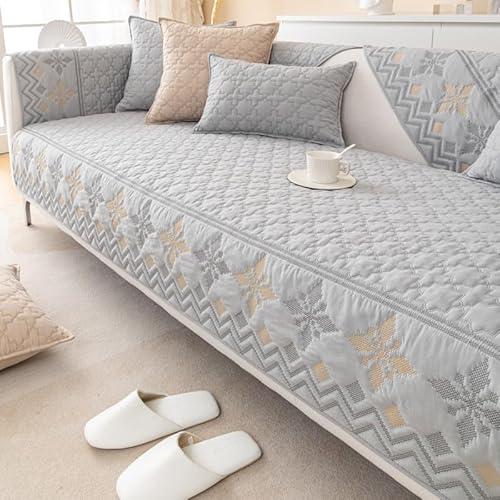 WYJHNLBEDC Sofa überwurfdecke, Sofaschutz Hund/Katze, Boho Decke Sofaüberwurf Baumwolle Sofa/Couch überzug/Sofabezug 1 2 3 Sitzer L Form U Form Ecksofa 110x210 von WYJHNLBEDC