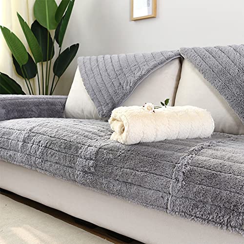 WYJHNLBEDC Sofa überwurfdecke, Sofaschutz Hund Katze, Warmer Super Weicher Plush Fleecedecke Sofa/Couch überzug/Sofabezug 1 2 3 Sitzer L Form U Form Ecksofa(110x180cm) von WYJHNLBEDC