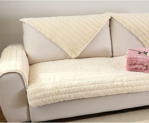 WYJHNLBEDC Sofa überwurfdecke, Sofaschutz Hund Katze, Warmer Super Weicher Plush Fleecedecke Sofa/Couch überzug/Sofabezug 1 2 3 Sitzer L Form U Form Ecksofa(90x120cm) von WYJHNLBEDC