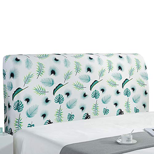 cover Bett Kopfteil Hussen Bettkopfteil Bezug Kopfteilbezug Staubdicht, Boxspringbezug Abdeckungen Für Schlafzimmer Elastische All-Inclusive Bett Kopf Abdeckung 180-210cm 11 von WYJHNLBEDC