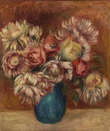 WYKUJMYTO Bekannt Leinwand Druck Wand Leinwanddruck Malerei Blumen in einer Grünen Vase von pierre auguste renoir Kunstwerk Bilder für Bürodekoration 60x90cm WYKUJMYTO Bekannt Leinwand Druck Wand Leinwanddruck Malerei Blumen in einer Grünen Vase von pierre auguste renoir Kunstwerk Bilder für Bürodekoration 60x90cm von WYKUJMYTO