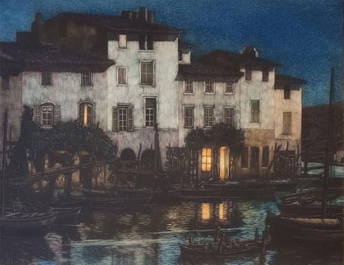 WYKUJMYTO Bekannt Leinwand Druck Wand Leinwanddruck Malerei Das Brescon Martigues by Frederick Kunstwerk Bilder für Bürodekoration 60x90cm von WYKUJMYTO