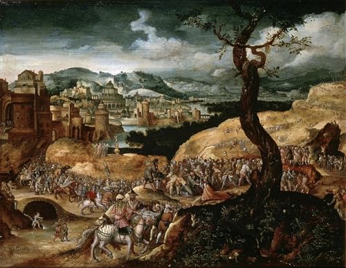 WYKUJMYTO Bekannt Leinwand Druck Wand Leinwanddruck Malerei Die Passion Christi von Joachim Patinir Kunstwerk Bilder für Bürodekoration 60x90cm von WYKUJMYTO