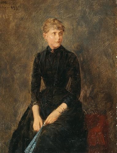 WYKUJMYTO Bekannt Leinwand Druck Wand Leinwanddruck Malerei Porträt der sängerin hedwig helbig von albin egger lienz Kunstwerk Bilder für Bürodekoration 60x90cm von WYKUJMYTO