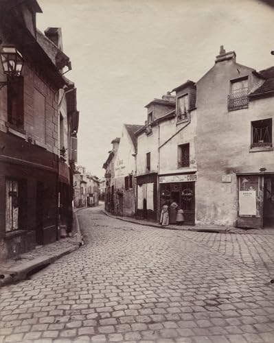WYKUJMYTO Bekannt Leinwand Druck Wand Leinwanddruck Malerei Rue De La Montagne Sainte Genevieve von Eugène Atget Kunstwerk Bilder für Bürodekoration 60x90cm von WYKUJMYTO