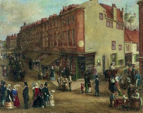 WYKUJMYTO Bekannt Leinwand Druck Wand Leinwanddruck Malerei Savile street hull von edward mitchell bannister Kunstwerk Bilder für Bürodekoration 60x90cm von WYKUJMYTO