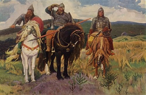 WYKUJMYTO Bekannt Leinwand Druck Wand Leinwanddruck Malerei von Viktor Michailowitsch Wasnezow Kunstwerk Bilder für Bürodekoration 60x90cm von WYKUJMYTO