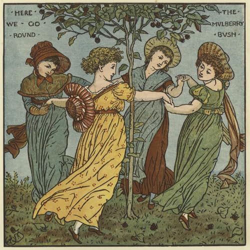 WYKUJMYTO Bekannt Wandkunst Auf Leinwand Moderne Kunst Wandbild Hier gehen wir um den busch von walter crane Leinwanddruck Malerei für Wanddekoration 60x90cm WYKUJMYTO Bekannt Wandkunst Auf Leinwand Moderne Kunst Wandbild Hier gehen wir um den busch von walter crane Leinwanddruck Malerei für Wanddekoration 60x90cm von WYKUJMYTO