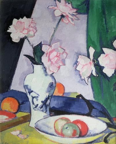 WYKUJMYTO Berühmte Gemälde Moderne Kunstdrucke Bild Druck Auf Leinwand Blumen von Samuel John Peploe Poster Kunstwerke für Wohnzimmer Dekoration 60x90cm WYKUJMYTO Berühmte Gemälde Moderne Kunstdrucke Bild Druck Auf Leinwand Blumen von Samuel John Peploe Poster Kunstwerke für Wohnzimmer Dekoration 60x90cm von WYKUJMYTO