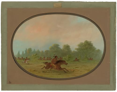 WYKUJMYTO Berühmte Gemälde Moderne Kunstdrucke Bild Druck Auf Leinwand Defile of a Camanchee War Party von George Catlin Poster Kunstwerke für Wohnzimmer Dekoration 60x90cm WYKUJMYTO Berühmte Gemälde Moderne Kunstdrucke Bild Druck Auf Leinwand Defile of a Camanchee War Party von George Catlin Poster Kunstwerke für Wohnzimmer Dekoration 60x90cm von WYKUJMYTO