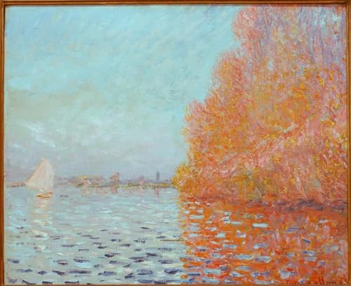 WYKUJMYTO Berühmte Gemälde Moderne Kunstdrucke Bild Druck Auf Leinwand Flusslandschaft herbst von claude monet Poster Kunstwerke für Wohnzimmer Dekoration 60x90cm WYKUJMYTO Berühmte Gemälde Moderne Kunstdrucke Bild Druck Auf Leinwand Flusslandschaft herbst von claude monet Poster Kunstwerke für Wohnzimmer Dekoration 60x90cm von WYKUJMYTO