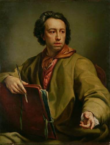 WYKUJMYTO Berühmte Gemälde Moderne Kunstdrucke Bild Druck Auf Leinwand Selbstporträt von Anton Raphael Mengs Poster Kunstwerke für Wohnzimmer Dekoration 60x90cm WYKUJMYTO Berühmte Gemälde Moderne Kunstdrucke Bild Druck Auf Leinwand Selbstporträt von Anton Raphael Mengs Poster Kunstwerke für Wohnzimmer Dekoration 60x90cm von WYKUJMYTO