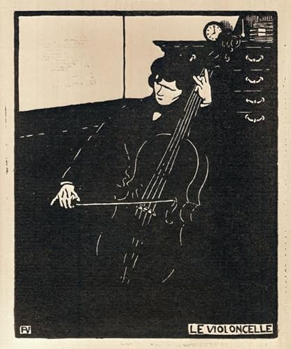 WYKUJMYTO Berühmte Gemälde Moderne Kunstdrucke Bild Druck Auf Leinwand das Cello von Felix Edouard Vallotton Poster Kunstwerke für Wohnzimmer Dekoration 60x90cm WYKUJMYTO Berühmte Gemälde Moderne Kunstdrucke Bild Druck Auf Leinwand das Cello von Felix Edouard Vallotton Poster Kunstwerke für Wohnzimmer Dekoration 60x90cm von WYKUJMYTO