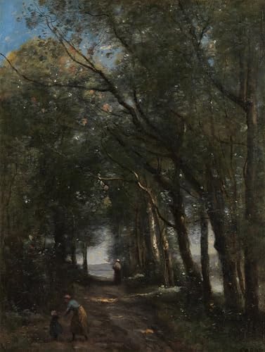 WYKUJMYTO Berühmte Gemälde Moderne Kunstdrucke Bild Druck Auf Leinwand eine Spur durch die Bäume-. von Jean Baptiste Camille Corot Poster Kunstwerke für Wohnzimmer Dekoration 60x90cm WYKUJMYTO Berühmte Gemälde Moderne Kunstdrucke Bild Druck Auf Leinwand eine Spur durch die Bäume-. von Jean Baptiste Camille Corot Poster Kunstwerke für Wohnzimmer Dekoration 60x90cm von WYKUJMYTO