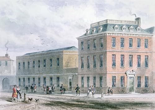 WYKUJMYTO Kunst Gemälde Poster Kunstwerke Berühmte Leinwand Drucken Ansicht von Soho Square und Carlisle House von Hosmer Shepherd Kunstdrucke Leinwand für Wohnzimmer Dekoration 60x90cm von WYKUJMYTO