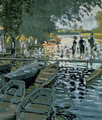 WYKUJMYTO Kunst Gemälde Poster Kunstwerke Berühmte Leinwand Drucken Badegäste in la grenouillere von claude monet Kunstdrucke Leinwand für Wohnzimmer Dekoration 60x90cm WYKUJMYTO Kunst Gemälde Poster Kunstwerke Berühmte Leinwand Drucken Badegäste in la grenouillere von claude monet Kunstdrucke Leinwand für Wohnzimmer Dekoration 60x90cm von WYKUJMYTO