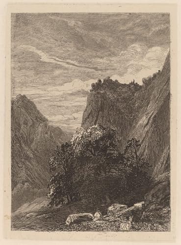 WYKUJMYTO Kunst Gemälde Poster Kunstwerke Berühmte Leinwand Drucken Bäume am Fuße einer Klippe von Alexandre Calame Kunstdrucke Leinwand für Wohnzimmer Dekoration 60x90cm WYKUJMYTO Kunst Gemälde Poster Kunstwerke Berühmte Leinwand Drucken Bäume am Fuße einer Klippe von Alexandre Calame Kunstdrucke Leinwand für Wohnzimmer Dekoration 60x90cm von WYKUJMYTO