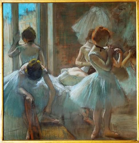 WYKUJMYTO Kunst Gemälde Poster Kunstwerke Berühmte Leinwand Drucken Danseuses en repos von edgar degas Kunstdrucke Leinwand für Wohnzimmer Dekoration 60x90cm WYKUJMYTO Kunst Gemälde Poster Kunstwerke Berühmte Leinwand Drucken Danseuses en repos von edgar degas Kunstdrucke Leinwand für Wohnzimmer Dekoration 60x90cm von WYKUJMYTO