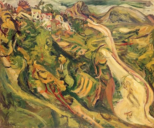 WYKUJMYTO Kunst Gemälde Poster Kunstwerke Berühmte Leinwand Drucken Gestalten sie die straße von chaim Soutine Kunstdrucke Leinwand für Wohnzimmer Dekoration 60x90cm von WYKUJMYTO