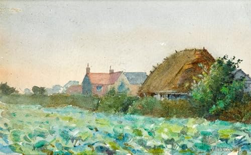 WYKUJMYTO Kunst Gemälde Poster Kunstwerke Berühmte Leinwand Drucken Getreide in einem Feld von Walter Bonner Wunde Kunstdrucke Leinwand für Wohnzimmer Dekoration 60x90cm WYKUJMYTO Kunst Gemälde Poster Kunstwerke Berühmte Leinwand Drucken Getreide in einem Feld von Walter Bonner Wunde Kunstdrucke Leinwand für Wohnzimmer Dekoration 60x90cm von WYKUJMYTO