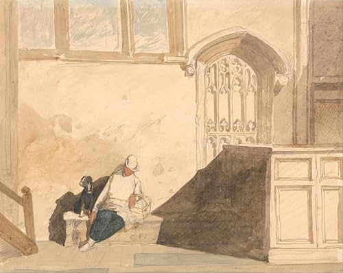 WYKUJMYTO Kunst Gemälde Poster Kunstwerke Berühmte Leinwand Drucken Laufbursche schläft in einer Kirche von Sell Cotman Kunstdrucke Leinwand für Wohnzimmer Dekoration 60x90cm WYKUJMYTO Kunst Gemälde Poster Kunstwerke Berühmte Leinwand Drucken Laufbursche schläft in einer Kirche von Sell Cotman Kunstdrucke Leinwand für Wohnzimmer Dekoration 60x90cm von WYKUJMYTO