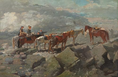 WYKUJMYTO Kunst Gemälde Poster Kunstwerke Berühmte Leinwand Drucken Mount Washington Von Winslow Homer Kunstdrucke Leinwand für Wohnzimmer Dekoration 60x90cm WYKUJMYTO Kunst Gemälde Poster Kunstwerke Berühmte Leinwand Drucken Mount Washington Von Winslow Homer Kunstdrucke Leinwand für Wohnzimmer Dekoration 60x90cm von WYKUJMYTO