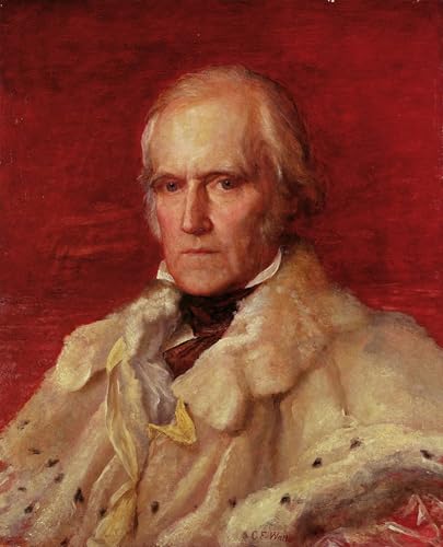 WYKUJMYTO Kunst Gemälde Poster Kunstwerke Berühmte Leinwand Drucken Portrait Canning von George Frederick Watts Kunstdrucke Leinwand für Wohnzimmer Dekoration 60x90cm von WYKUJMYTO