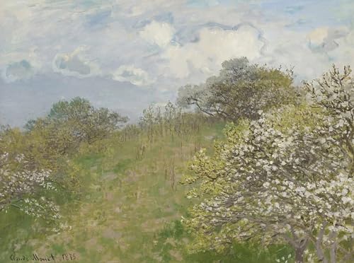WYKUJMYTO Kunst Gemälde Poster Kunstwerke Berühmte Leinwand Drucken Printemps Frühling Von Claude Monet Kunstdrucke Leinwand für Wohnzimmer Dekoration 60x90cm WYKUJMYTO Kunst Gemälde Poster Kunstwerke Berühmte Leinwand Drucken Printemps Frühling Von Claude Monet Kunstdrucke Leinwand für Wohnzimmer Dekoration 60x90cm von WYKUJMYTO