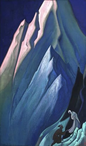 WYKUJMYTO Kunst Gemälde Poster Kunstwerke Berühmte Leinwand Drucken She who leadsvon nicholas roerich Kunstdrucke Leinwand für Wohnzimmer Dekoration 60x90cm von WYKUJMYTO