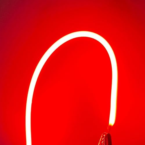 WYLIELAMSH 10PCS Blue Red Green Edison Bulb Parts Bendable Flexible Led Filament Accessories Light Source Accessories 3V 80MM Red von WYLIELAMSH