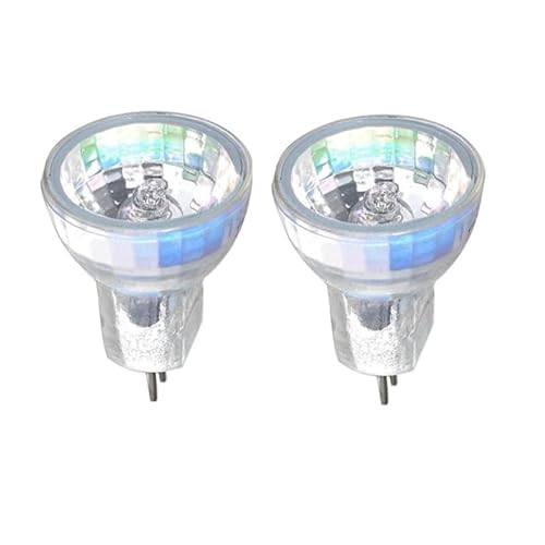 WYLIELAMSH Halogen-Glühlampe 2PCS MR8 12v 10w Halogen Scheinwerfer Mr8 6v 5w 20W 35W Mini Scheinwerfer Mechanische Instrument Birne,12V,5W von WYLIELAMSH