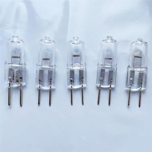 WYLIELAMSH Halogenlampe 5PCS 12V G6.35 35W 50W 75W 100W Halogen Lampe Perlen Geeignet Für Aromatherapie Lampe Kristall Lampe Projektor 2 Pin Birne,35W WYLIELAMSH Halogenlampe 5PCS 12V G6.35 35W 50W 75W 100W Halogen Lampe Perlen Geeignet Für Aromatherapie Lampe Kristall Lampe Projektor 2 Pin Birne,35W von WYLIELAMSH