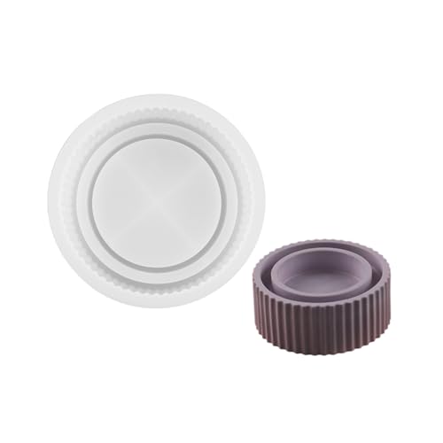 WYLZLKX Multifunktionale Form für Teelichthalter, Kerzenbasis, geeignet für die Herstellung von Kerzenhaltern aus Harz oder Gips, Kerzenständer von WYLZLKX