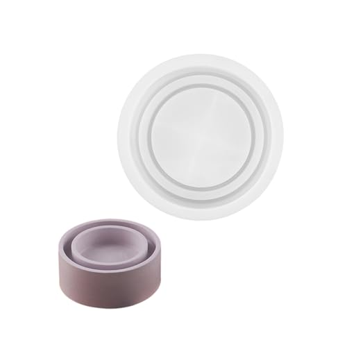 WYLZLKX Multifunktionale Form für Teelichthalter, Kerzenbasis, geeignet für die Herstellung von Kerzenhaltern aus Harz oder Gips, Kerzenständer von WYLZLKX