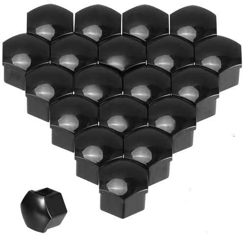 WYMKL 20 Stück Radschrauben Radmuttern Radschraubenkappen für Audi Q2 GA I 2020-2024, Mutternabdeckungen Nut Abdeckkappe Schraube Radmutter Kappe,Black-17MM WYMKL 20 Stück Radschrauben Radmuttern Radschraubenkappen für Audi Q2 GA I 2020-2024, Mutternabdeckungen Nut Abdeckkappe Schraube Radmutter Kappe,Black-17MM von WYMKL