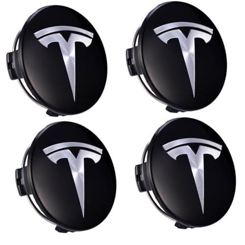 WYMKL 4 Stück Nabendeckel Radkappen für Tesla Model 3, Modell S, Modell X 57MM, Felgenkappen Radkappen-Set Nabenabdeckung Radnabenkappen Felgendeckel WYMKL 4 Stück Nabendeckel Radkappen für Tesla Model 3, Modell S, Modell X 57MM, Felgenkappen Radkappen-Set Nabenabdeckung Radnabenkappen Felgendeckel von WYMKL