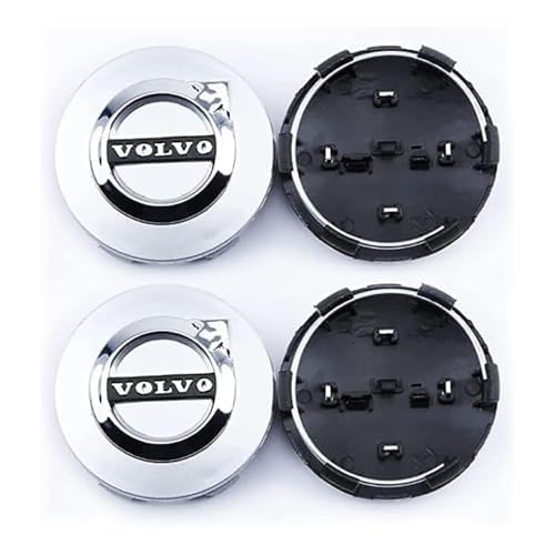 WYMKL 4 Stück Nabendeckel Radkappen für Volvo XC60 S40 S60 S80 S90 XC40 XC70 C30 C70 XC90 V40 V60 60MM, Felgenkappen Radkappen-Set Nabenabdeckung Radnabenkappen Felgendeckel,Silver WYMKL 4 Stück Nabendeckel Radkappen für Volvo XC60 S40 S60 S80 S90 XC40 XC70 C30 C70 XC90 V40 V60 60MM, Felgenkappen Radkappen-Set Nabenabdeckung Radnabenkappen Felgendeckel,Silver von WYMKL