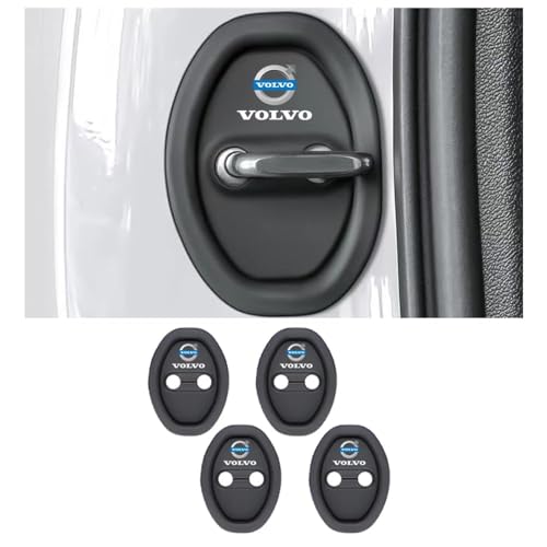 WYMKL 4 Stück Schutzhülle Türschloss für Volvo C40 Recharge 2021-, Schutz für Türverriegelung Türschloss Schutzabdeckung und Autotuer Stossdaempfer Zubehoer Autotür Türdämpfer WYMKL 4 Stück Schutzhülle Türschloss für Volvo C40 Recharge 2021-, Schutz für Türverriegelung Türschloss Schutzabdeckung und Autotuer Stossdaempfer Zubehoer Autotür Türdämpfer von WYMKL