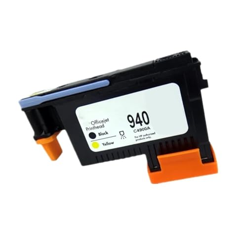 WYNAnGAI Kompatibler Druckkopf Kompatibel mit 940 C4900A Pro 8000 A809a 8500A A910a A910n A809n A811a 8500 Drucker(1PCS BK and Y) von WYNAnGAI